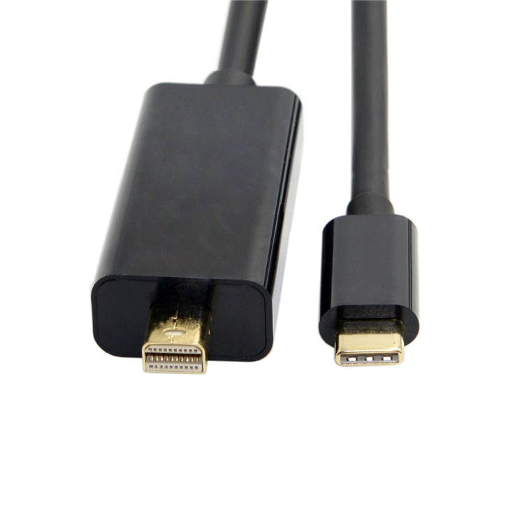 1.8M USB 3.1 Type-C to Mini DP DisplayPort Male Adapter Cable for Macbook & Laptop-6