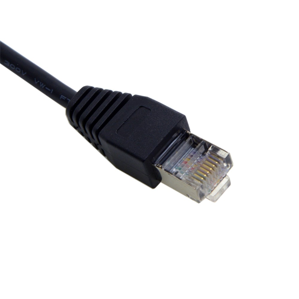 FTP STP UTP Cat 5e Male Para Fêmea Lan Ethernet Extensão do Cabo Cabo do Cabo Com Orifícios de Montagem do Painel-9