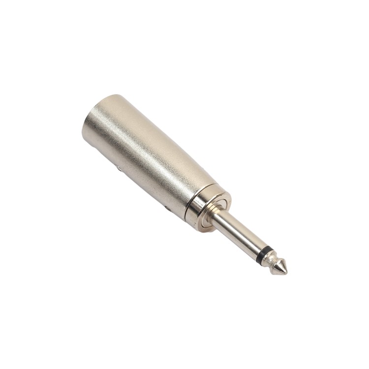 6.35 Single Channel Male to 3 Pin Male XLR Connector Audio Converter-4