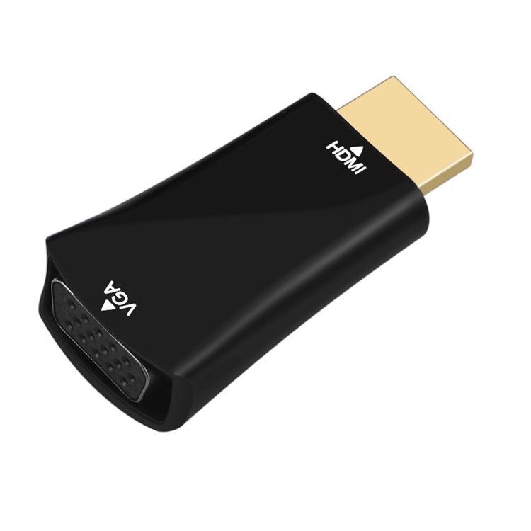 HDMI Male to VGA Female Video Adapter Converter - Black-1