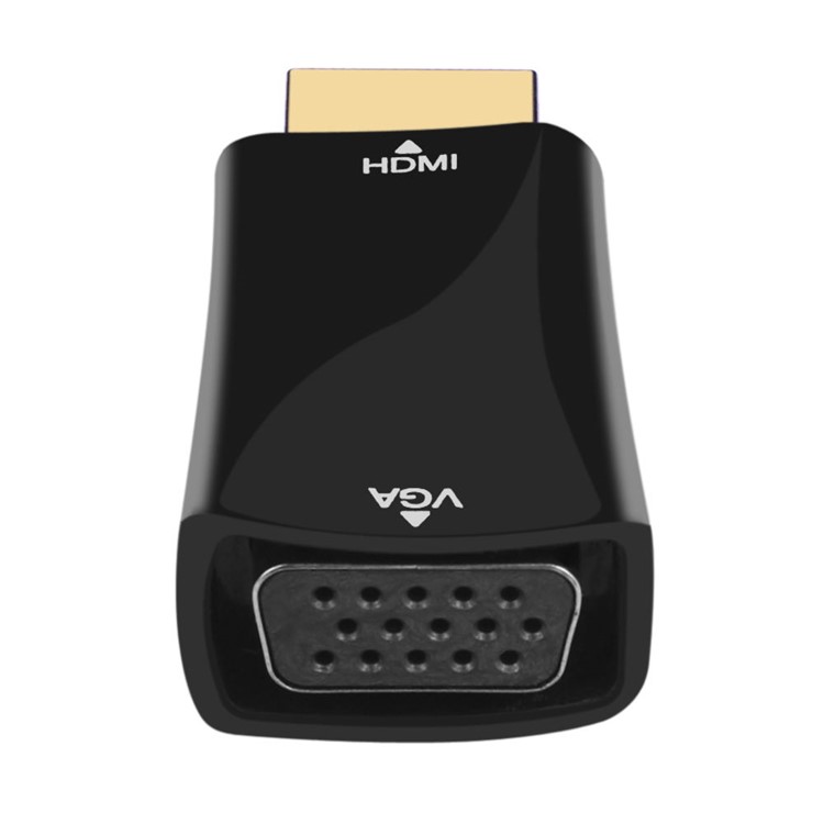 HDMI Male to VGA Female Video Adapter Converter - Black-5