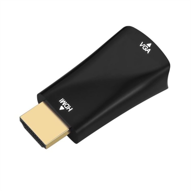 HDMI Male to VGA Female Video Adapter Converter - Black-6