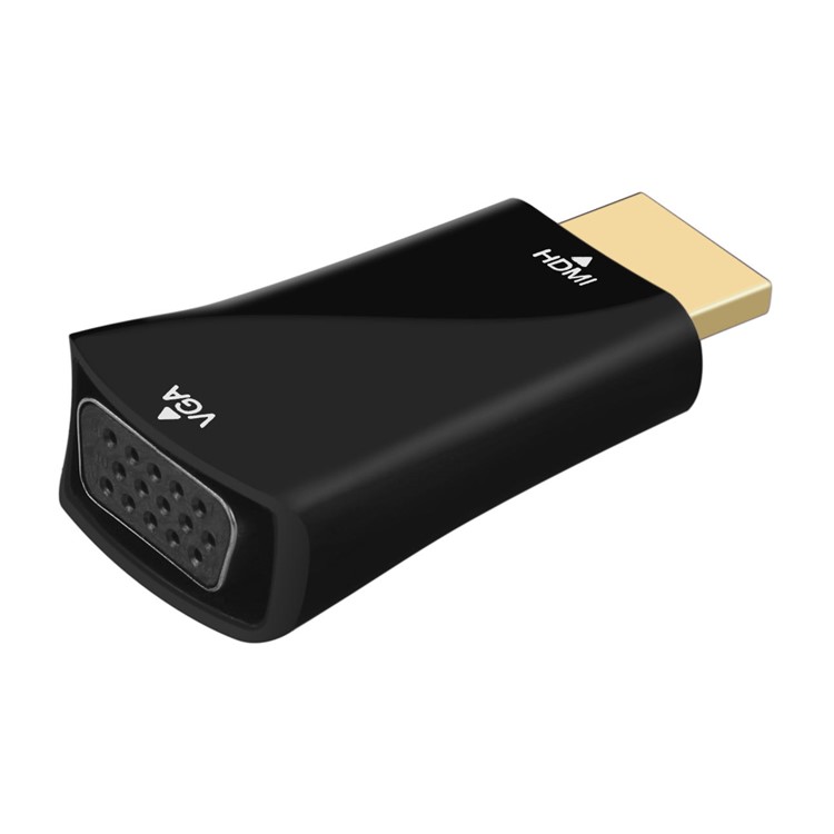 HDMI Male to VGA Female Video Adapter Converter - Black-7