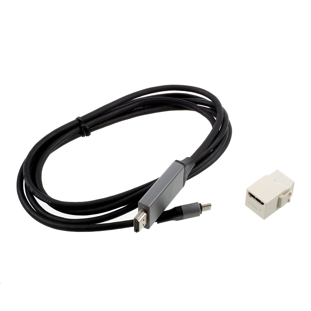 2M USB Type-C to HDMI Cable for Samsung Galaxy S8 G950 - Black-4