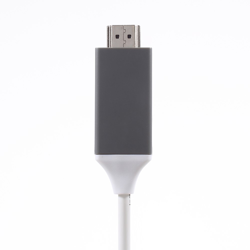 USB Type-C to HDMI 2M Cable for Samsung Galaxy S8 G950 - White-2