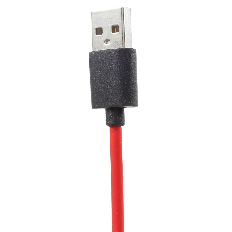 S-X07 1M 2.4A TPE Type-C USB Data Sync Charging Cable for Samsung S8 / OnePlus 5 Etc. - Red-3