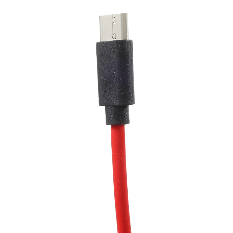 S-X07 1M 2.4A TPE Type-C USB Data Sync Charging Cable for Samsung S8 / OnePlus 5 Etc. - Red-5
