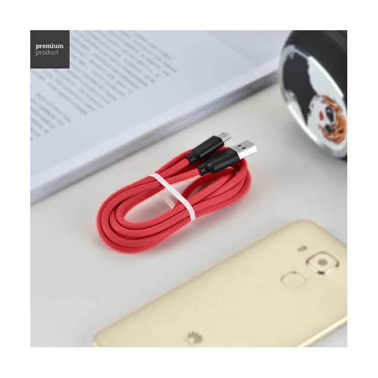 HOCO X11 Type-C USB Data Sync Charging Cable for Samsung HTC LG Huawei - Black-4