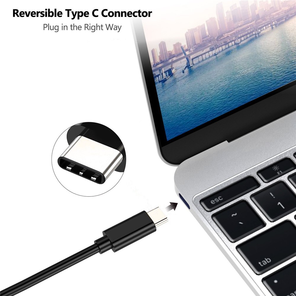 USB C Zu HDMI USB 3.1 Typ C Stecker Auf HDMI Stecker 4K High Speed ??Kabel Adapter Für 2017 Macbook Chromebook Pixel Samsung Galaxy S8-11