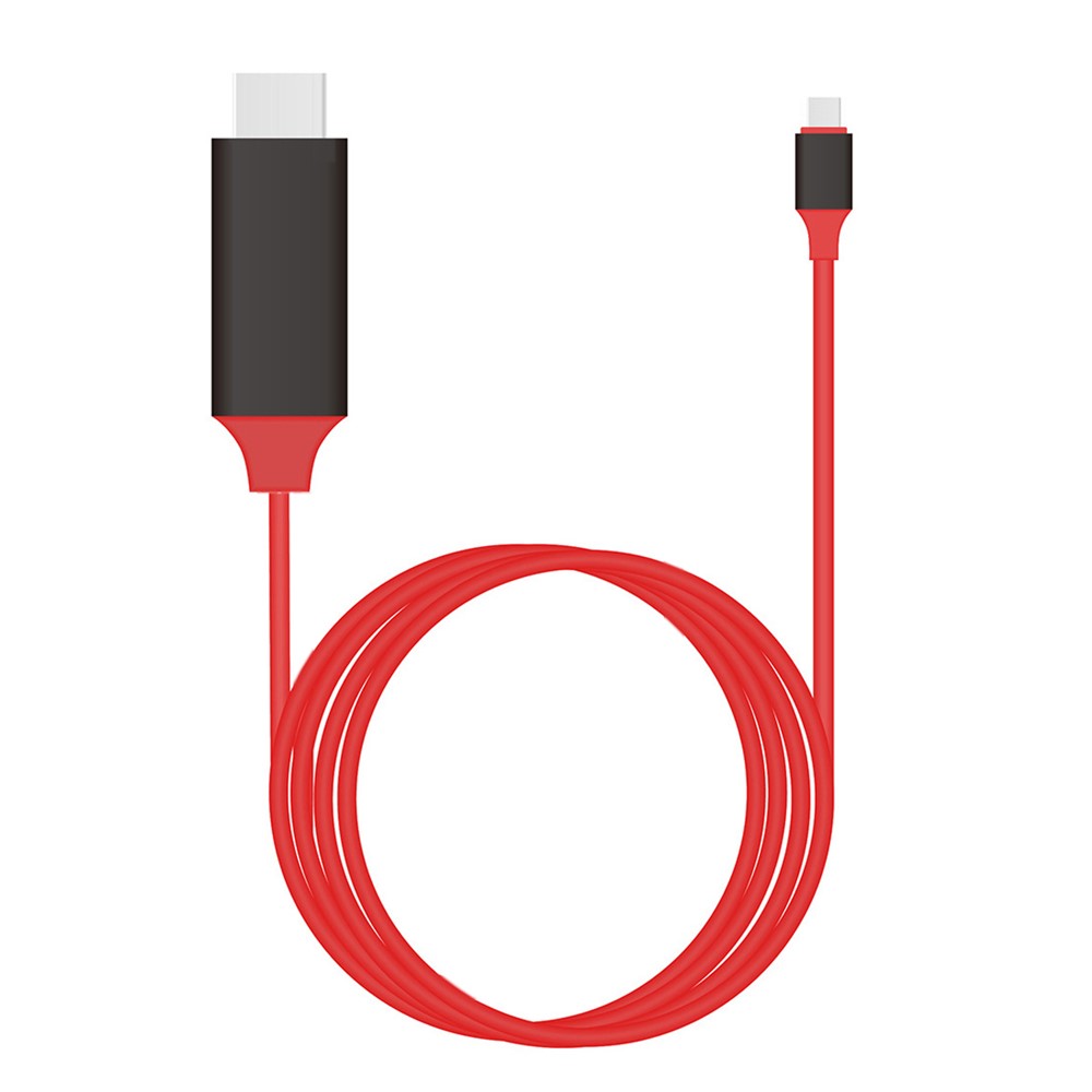 USB C Zu HDMI USB 3.1 Typ C Stecker Auf HDMI Stecker 4K High Speed ??Kabel Adapter Für 2017 Macbook Chromebook Pixel Samsung Galaxy S8-4