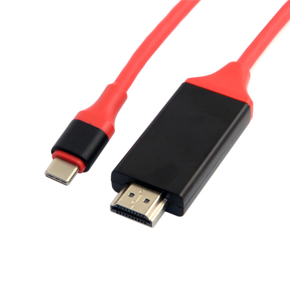 USB C Zu HDMI USB 3.1 Typ C Stecker Auf HDMI Stecker 4K High Speed ??Kabel Adapter Für 2017 Macbook Chromebook Pixel Samsung Galaxy S8-8