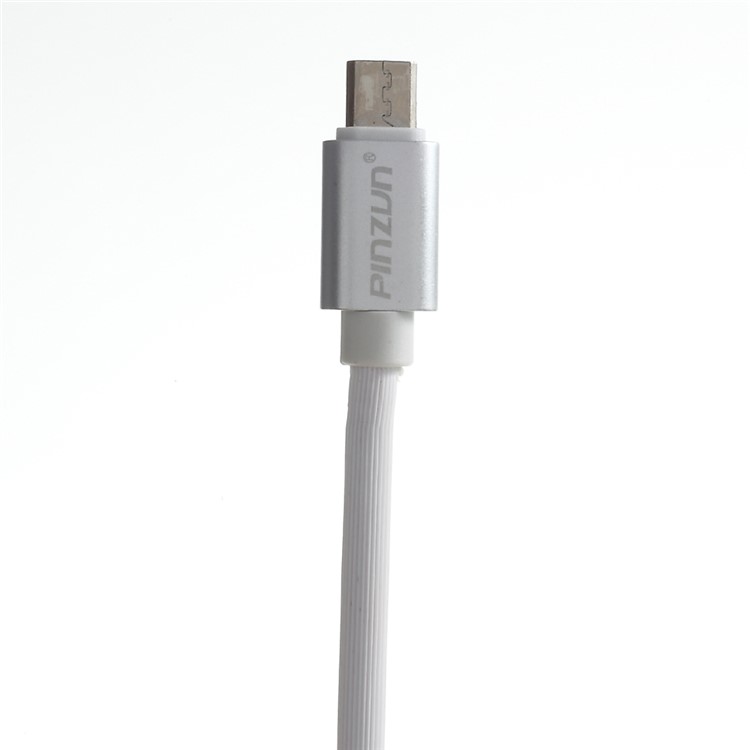PINZUN 1M Micro USB Data Sync Charge Cable for Samsung Sony LG HTC Huawei - White-2