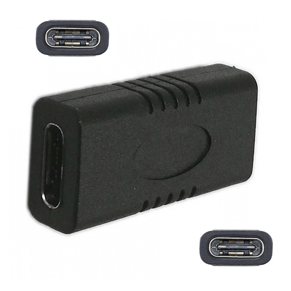 10Gbps USB 3.1 Type-C USB-C 24Pin Female to Female Extension Adapter for Cell Phone & Laptop-4