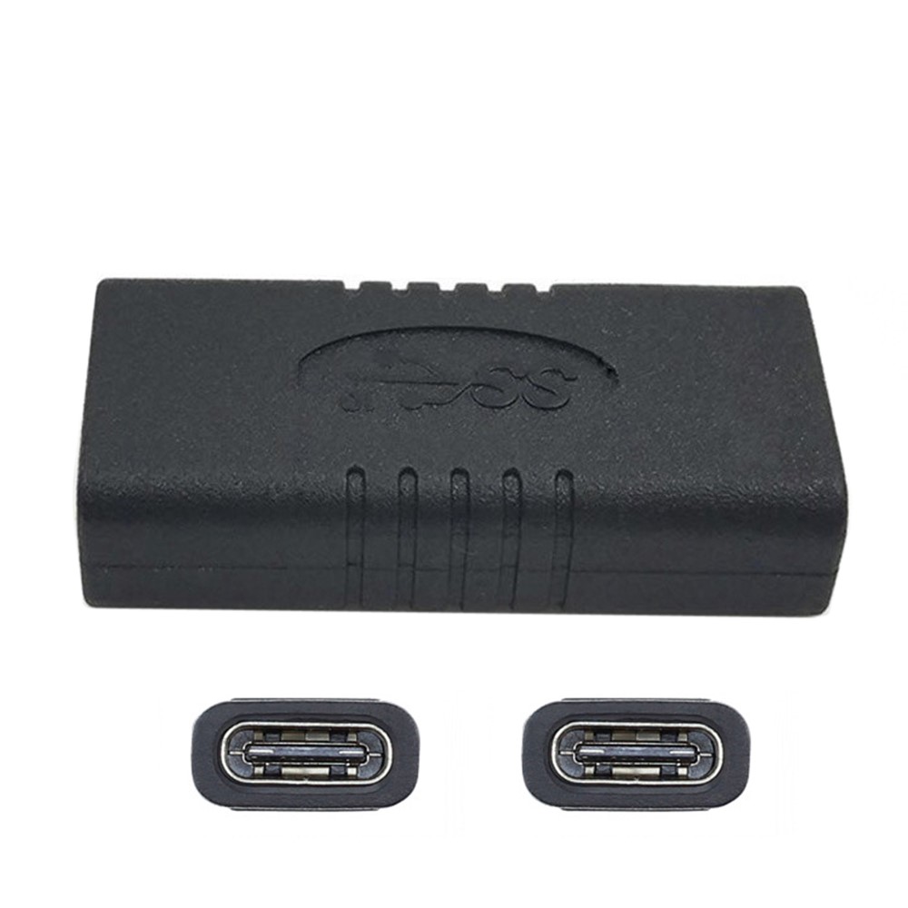 10Gbps USB 3.1 Type-C USB-C 24Pin Female to Female Extension Adapter for Cell Phone & Laptop-5