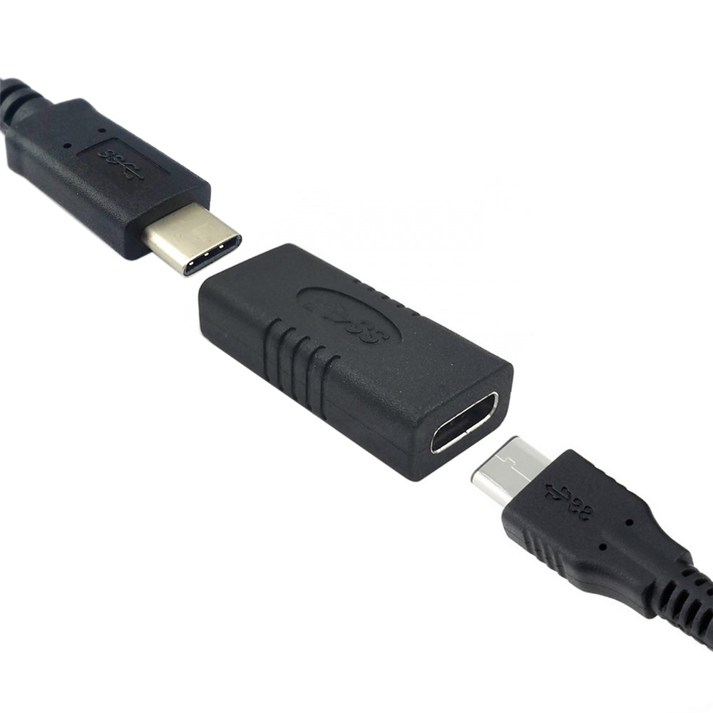 10Gbps USB 3.1 Type-C USB-C 24Pin Female to Female Extension Adapter for Cell Phone & Laptop-8