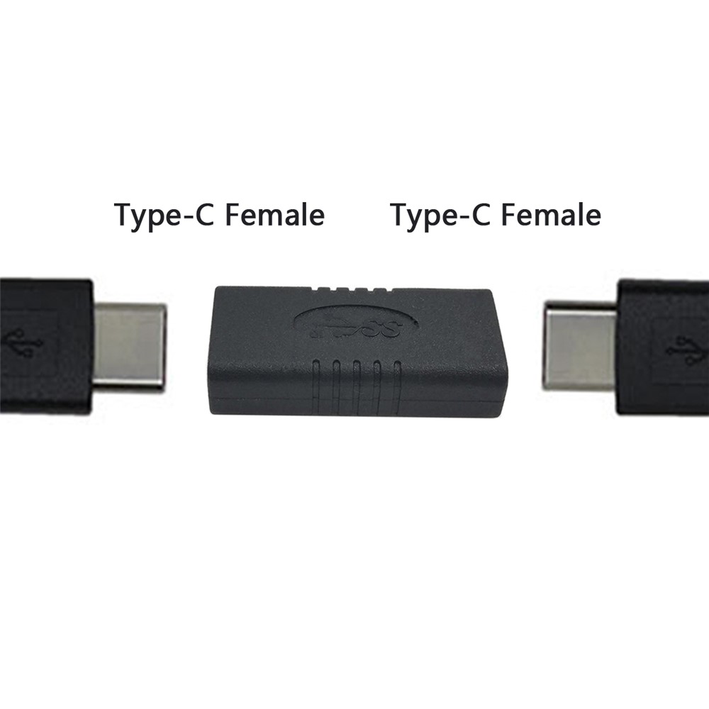 10Gbps USB 3.1 Type-C USB-C 24Pin Female to Female Extension Adapter for Cell Phone & Laptop-9