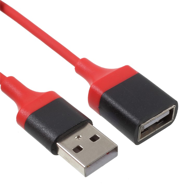 USB+USB USB para HDMI 1080P Cabo de adaptador de saída de vídeo 1M para iPhone Samsung Sony Etc - vermelho-4