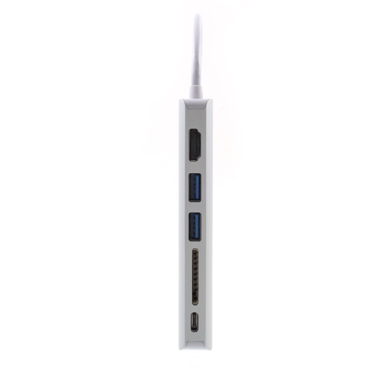 USB Type-C to HDMI, USB3.0 x 2, Card Reader, Type-C Power Delivery and Gigabit Ethernet Adapter-4