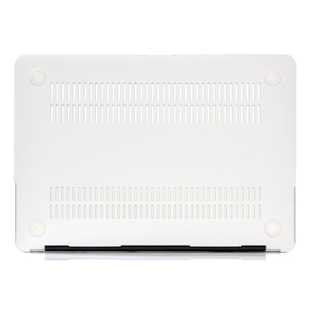 Cubierta de plástico de la caja del patrón del mármol para el aire de Macbook 13.3 pulgadas - gris / blanco-2