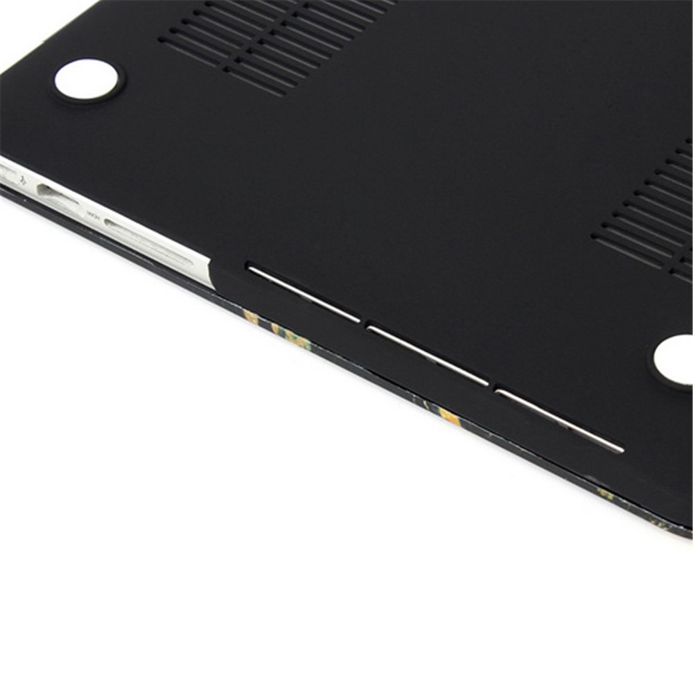 Marble Pattern Hard Case for Macbook Pro 13.3 with Retina Display - White / Black-10