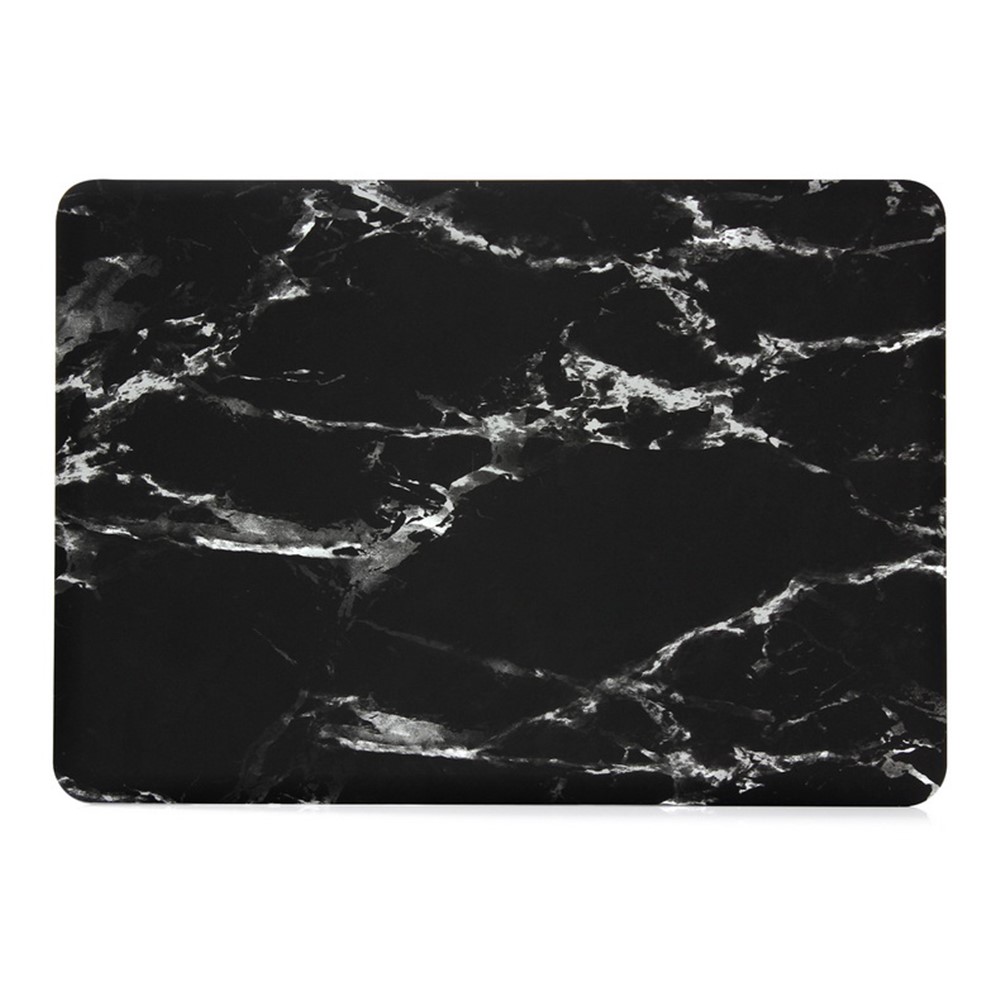 Case Duro do Padrão de Mármore Para o Macbook Pro 13.3 Com Exibição de Retina - Branco / Preto