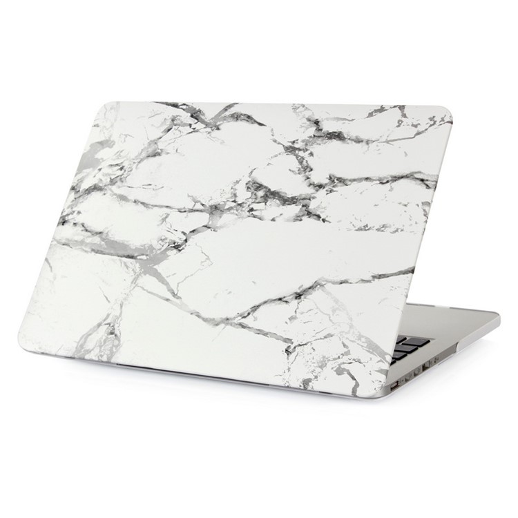 Marmor Pattern Hard Cover für Macbook Pro 13.3 mit Retina Display - Grau / Weiß-5