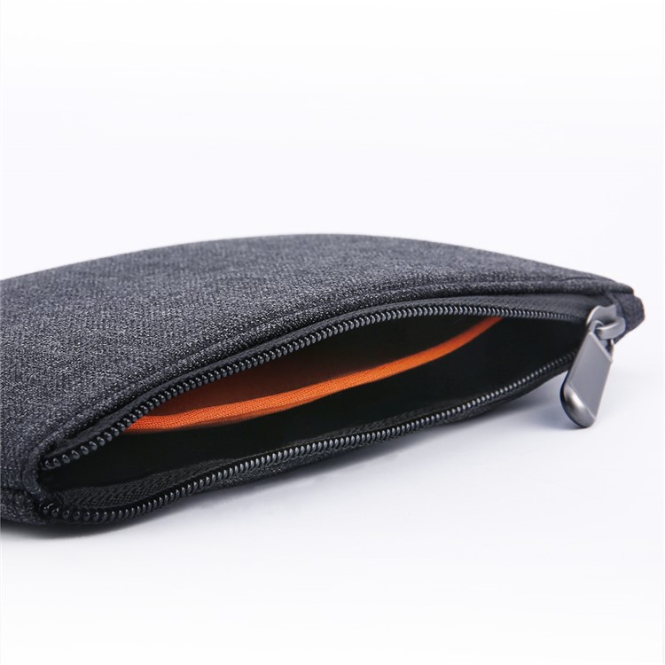 BASEUS Bolsa De Almacenamiento De Tela Impermeable Simple Para Teléfono / Banco De La Energía / Disco Duro, Etc. - negro-5