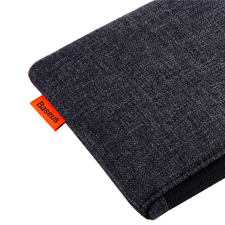 BASEUS Bolsa De Almacenamiento De Tela Impermeable Simple Para Teléfono / Banco De La Energía / Disco Duro, Etc. - negro-6
