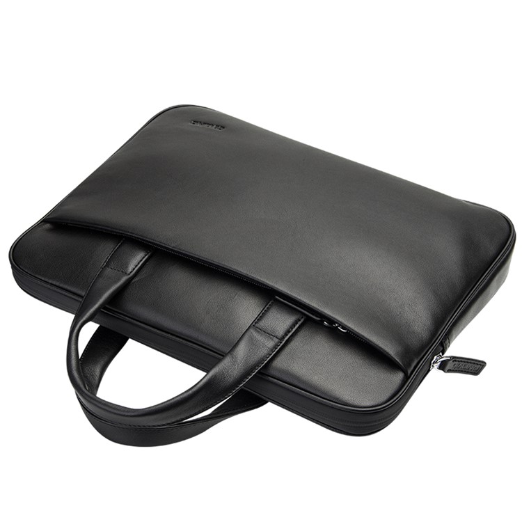 QIALINO Genuine Cowhide Leather Laptop Bag Carrying Case for Macbook Pro 13.3 Inch-10