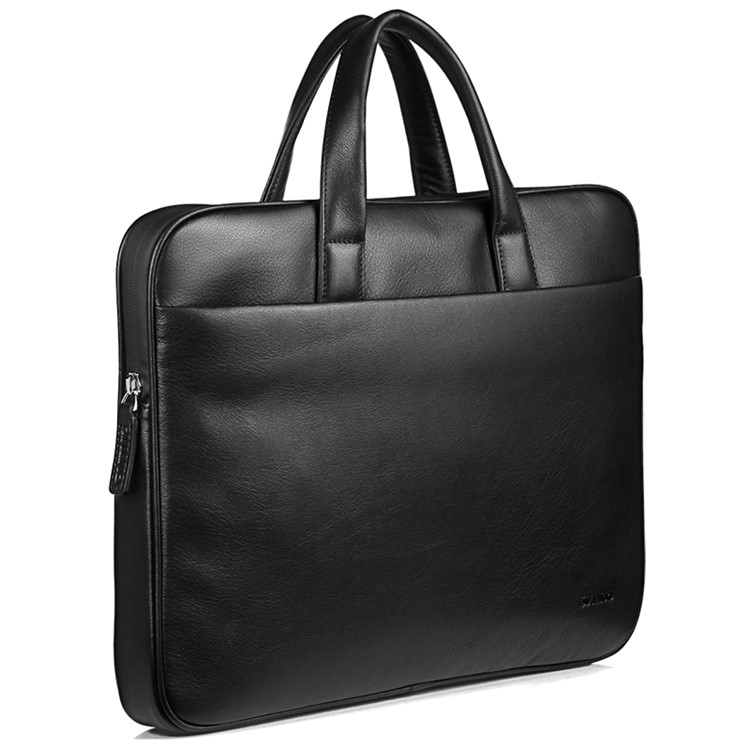 QIALINO Genuine Cowhide Leather Laptop Bag Carrying Case for Macbook Pro 13.3 Inch-11