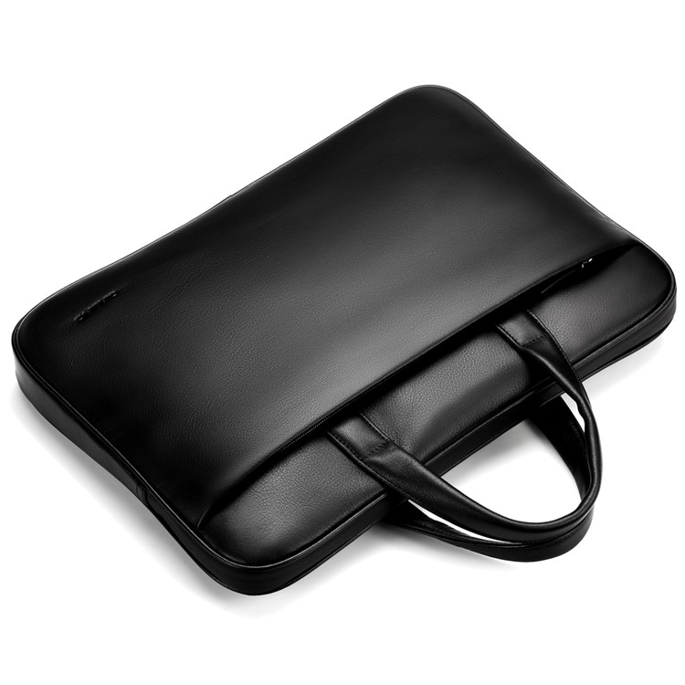 QIALINO Genuine Cowhide Leather Laptop Bag Carrying Case for Macbook Pro 13.3 Inch-2
