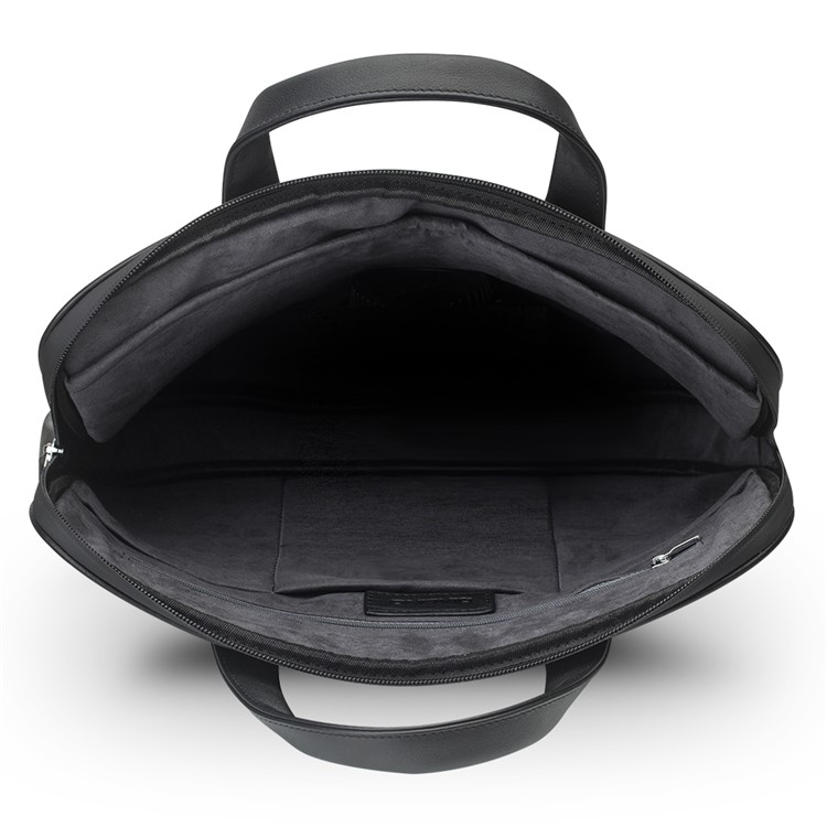 QIALINO Genuine Cowhide Leather Laptop Bag Carrying Case for Macbook Pro 13.3 Inch-4