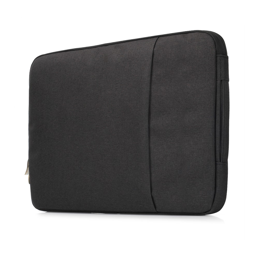 Jeans Cloth 13.3-inch Notebook Bag Case with Handle - Black-1