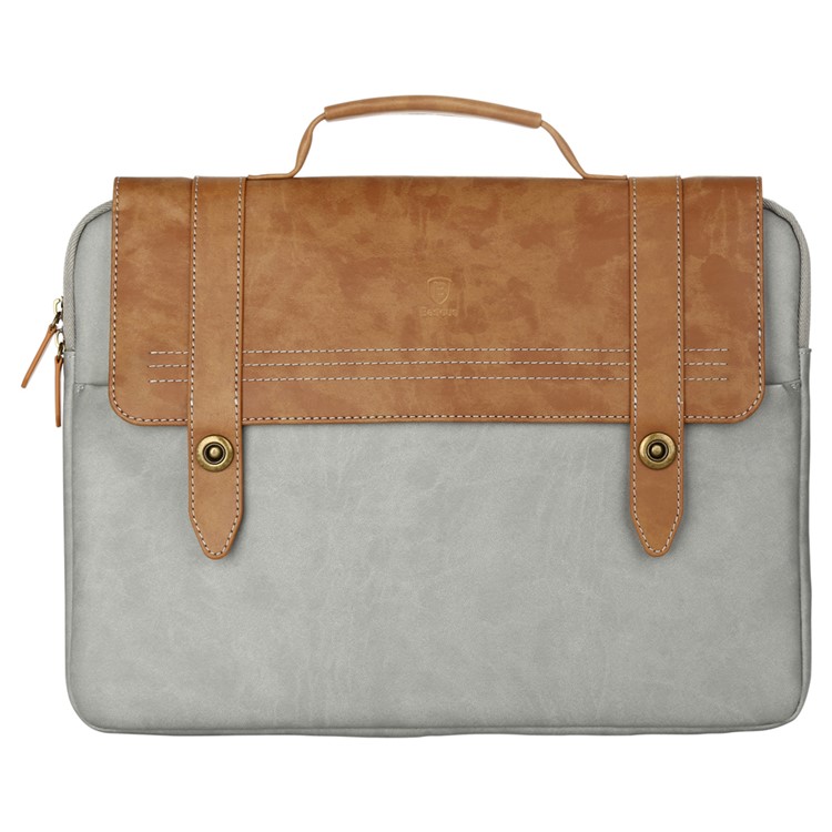 BASEUS British Series Laptop Handbag for iPad Pro 12.9/Macbook Air 13.3 etc - Brown-1