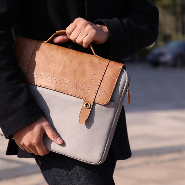 BASEUS British Series Laptop Handbag for iPad Pro 12.9/Macbook Air 13.3 etc - Brown-15