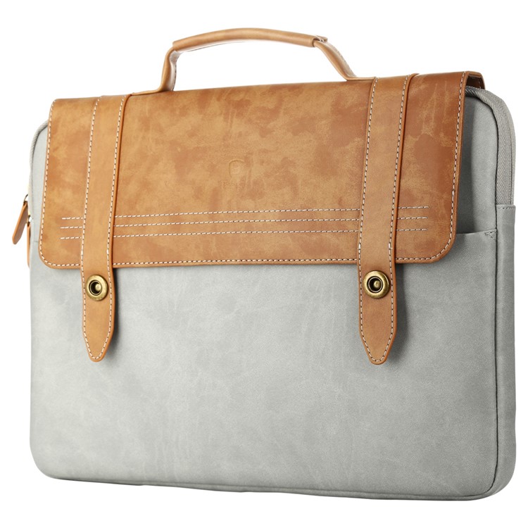 BASEUS British Series Laptop Handbag for iPad Pro 12.9/Macbook Air 13.3 etc - Brown-3