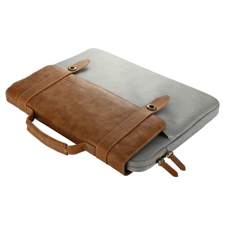 BASEUS British Series Laptop Handbag for iPad Pro 12.9/Macbook Air 13.3 etc - Brown-5