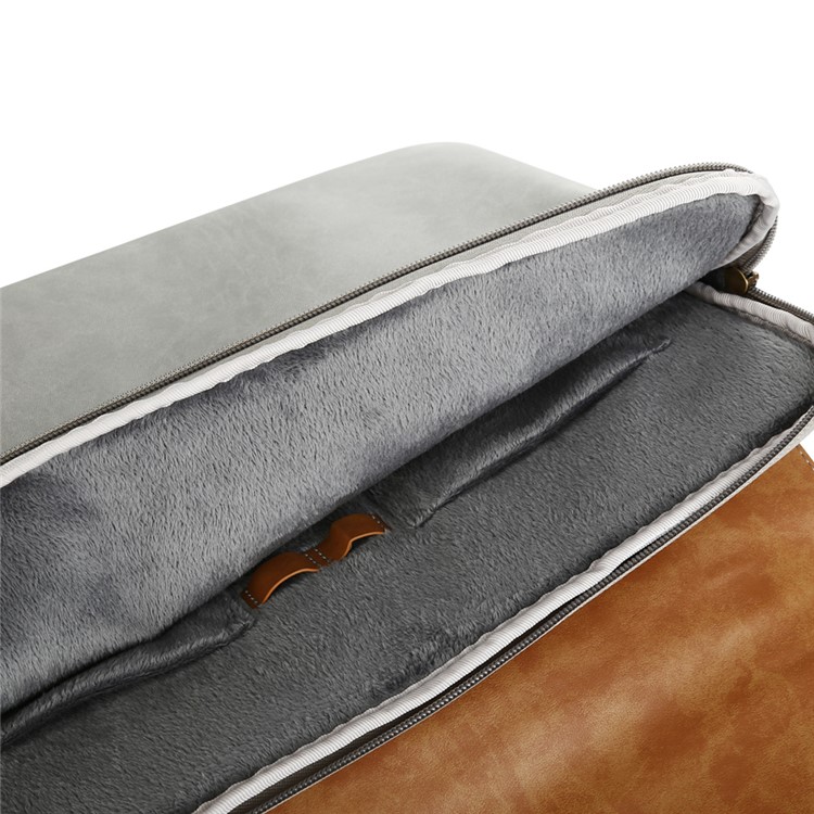 BASEUS British Series Laptop Handbag for iPad Pro 12.9/Macbook Air 13.3 etc - Brown-8