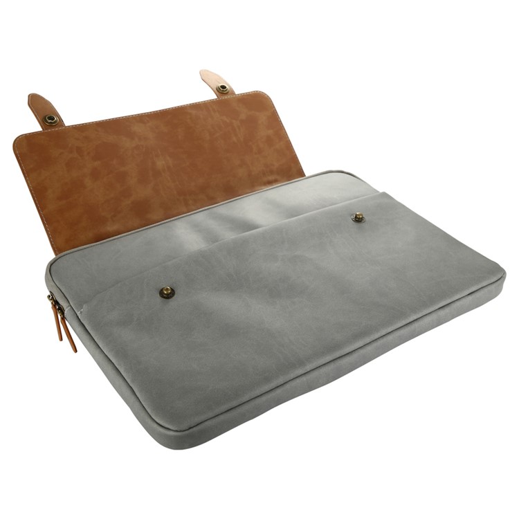 BASEUS British Series Laptop Handbag for iPad Pro 12.9/Macbook Air 13.3 etc - Brown-9