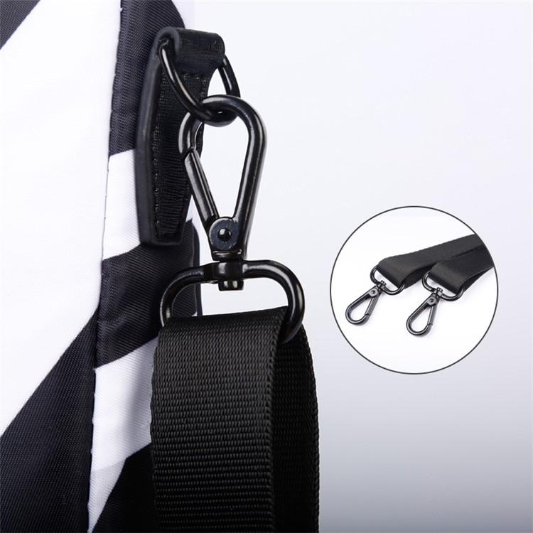 CARTINOE 13.3-Zoll-spritzwassergeschützte Polyester-Laptop-Tasche Handtasche, Größe: 360 X 265 X 30 Mm - Schwarz-8