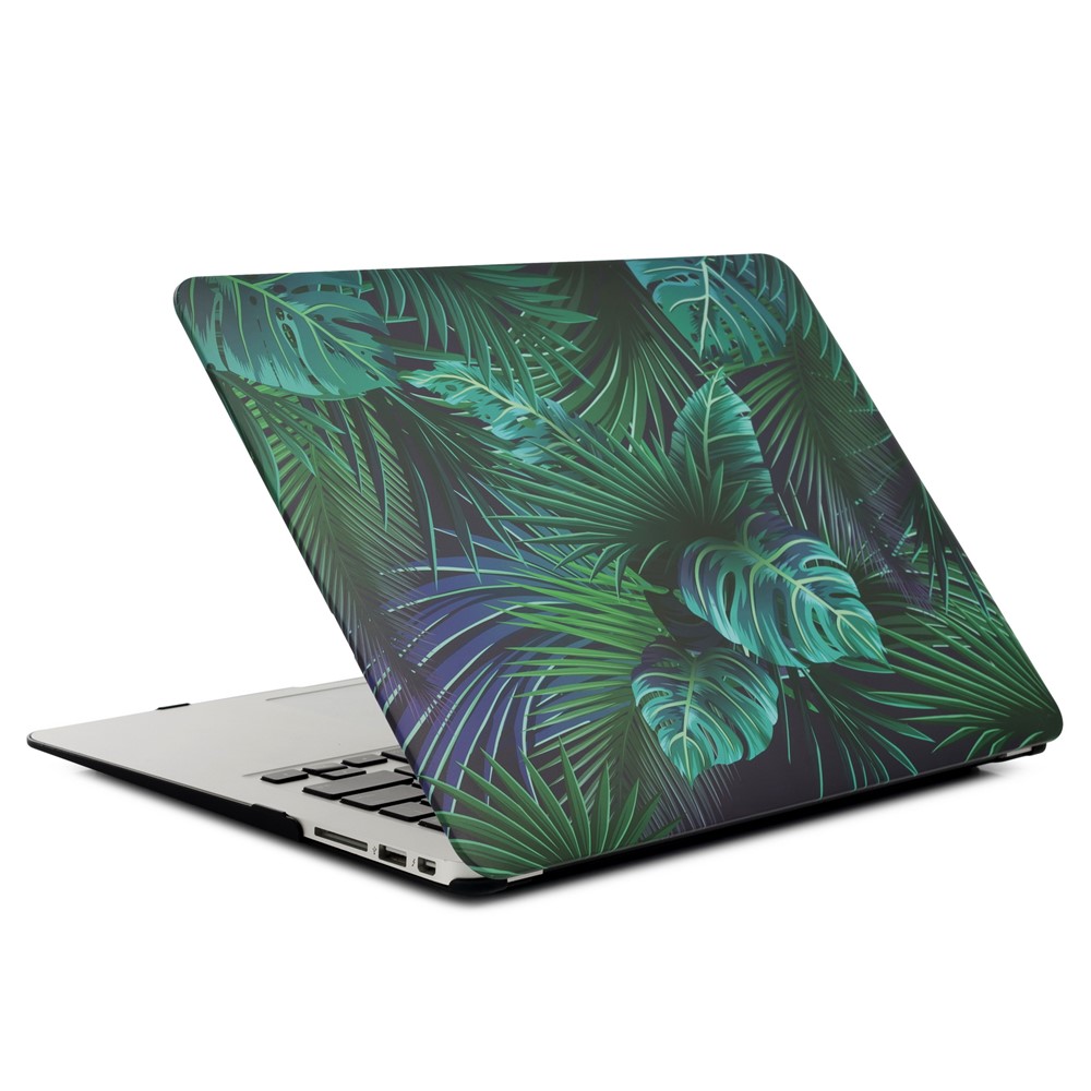 Pattern Printing Plastic Protector Cover Shell for MacBook Pro 15-inch (2016) 15.4" - Green Leaves-2