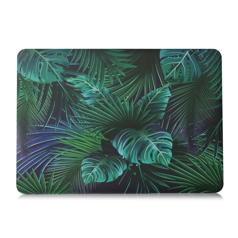 Pattern Printing Plastic Protector Cover Shell for MacBook Pro 15-inch (2016) 15.4" - Green Leaves-3