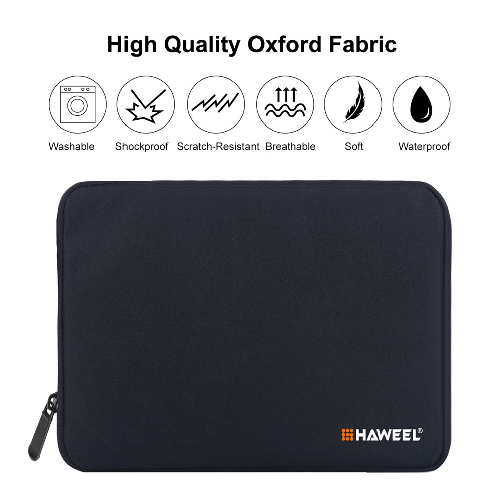 Housse De Protection HAWEEL Anti-éclaboussures Étui Pour Tablette Oxford Pour Tablettes De 7,9 Pouces - Noir-2