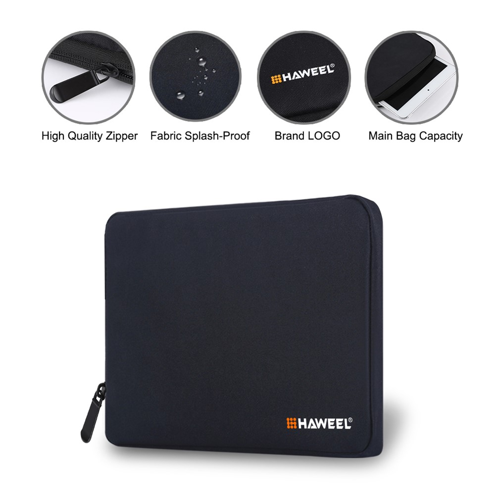 Housse De Protection HAWEEL Anti-éclaboussures Étui Pour Tablette Oxford Pour Tablettes De 7,9 Pouces - Noir-4