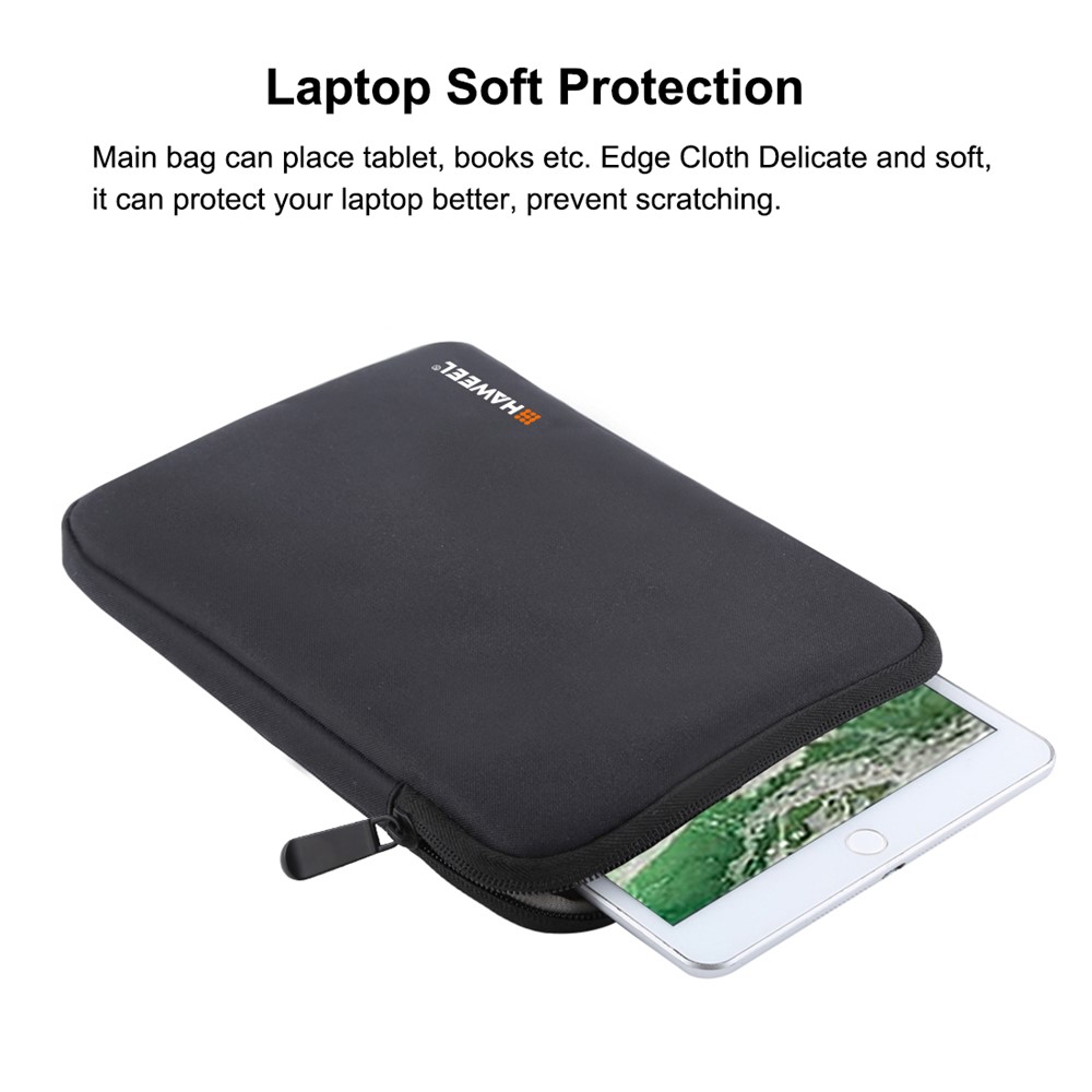 Housse De Protection HAWEEL Anti-éclaboussures Étui Pour Tablette Oxford Pour Tablettes De 7,9 Pouces - Noir-7