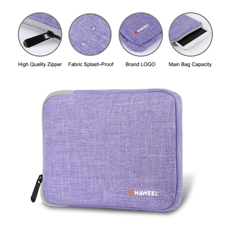 HAWEEL Spritzwassergeschützte, Stoßfeste Oxford-Schutztasche Für 9,7-Zoll-Tablet / Laptop - Lila-4