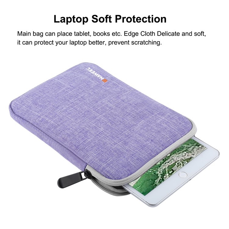 HAWEEL Spritzwassergeschützte, Stoßfeste Oxford-Schutztasche Für 9,7-Zoll-Tablet / Laptop - Lila-7