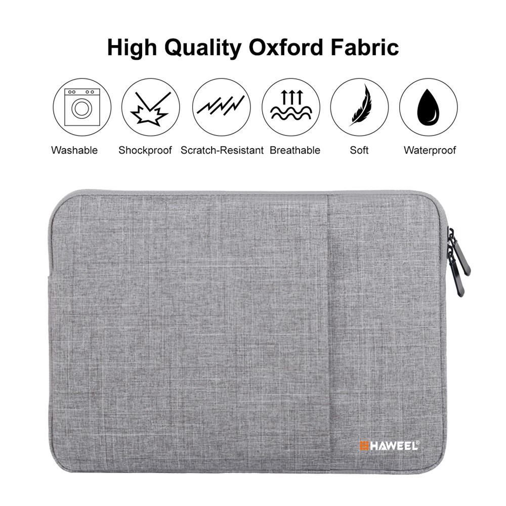 HAWEEL Spritzwassergeschützte, Stoßfeste Oxford-Schutztasche Für 11-Zoll-Tablet / Laptop - Grau-2