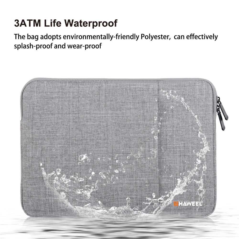 HAWEEL Spritzwassergeschützte, Stoßfeste Oxford-Schutztasche Für 11-Zoll-Tablet / Laptop - Grau-7