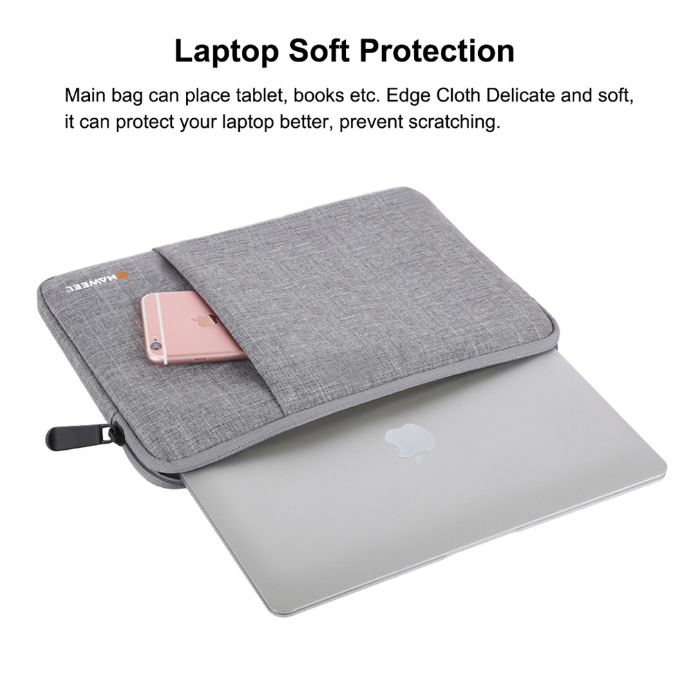 HAWEEL Spritzwassergeschützte, Stoßfeste Oxford-Schutztasche Für 11-Zoll-Tablet / Laptop - Grau-8